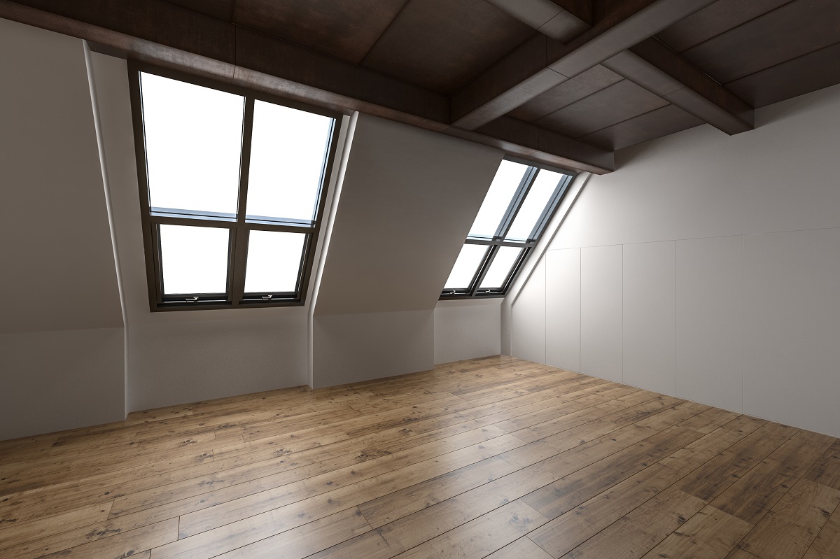 empty attic